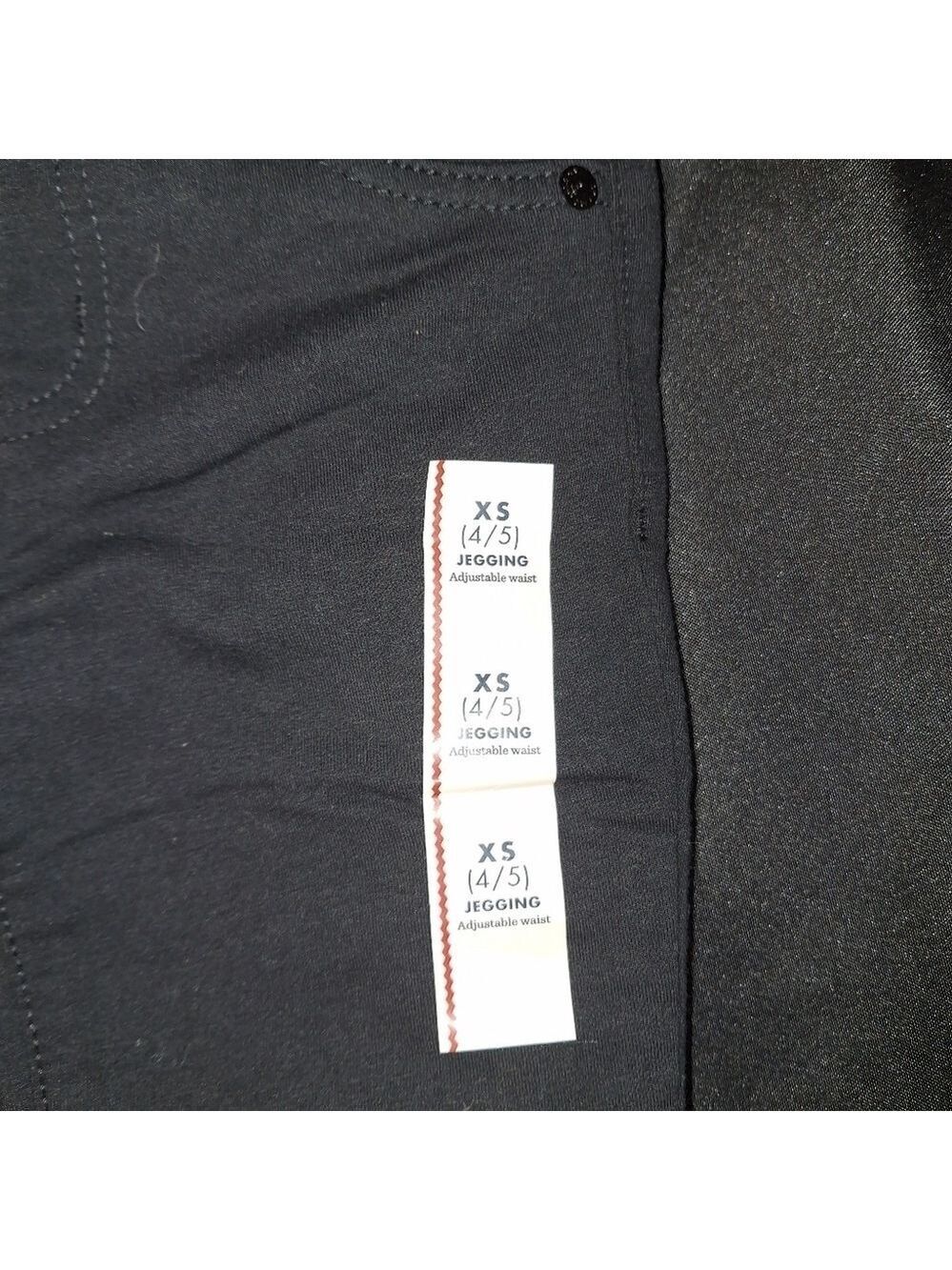Cat & Jack Black Skinny Jeggings XS 4/5 - Picture 3 of 7